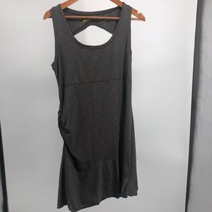 Lole cut out back athletic dress grey Medium